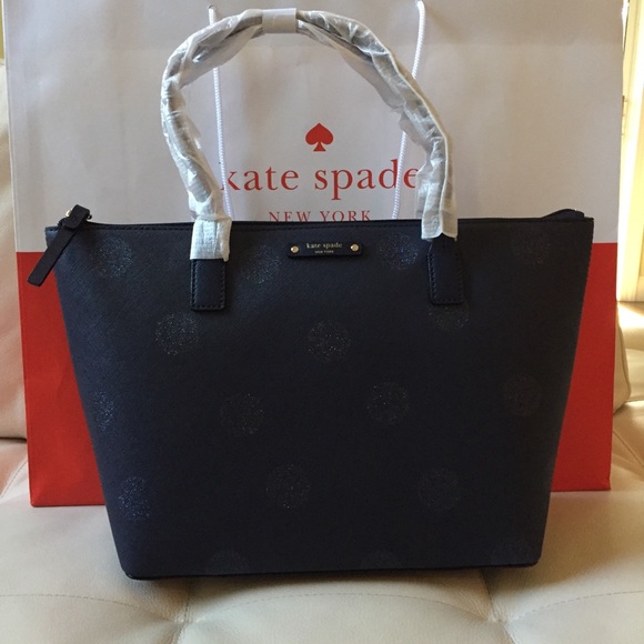 NWT KATE SPADE HANI HAVEN LANE FRCHNY SATCHEL TOTE - Picture 4 of 8